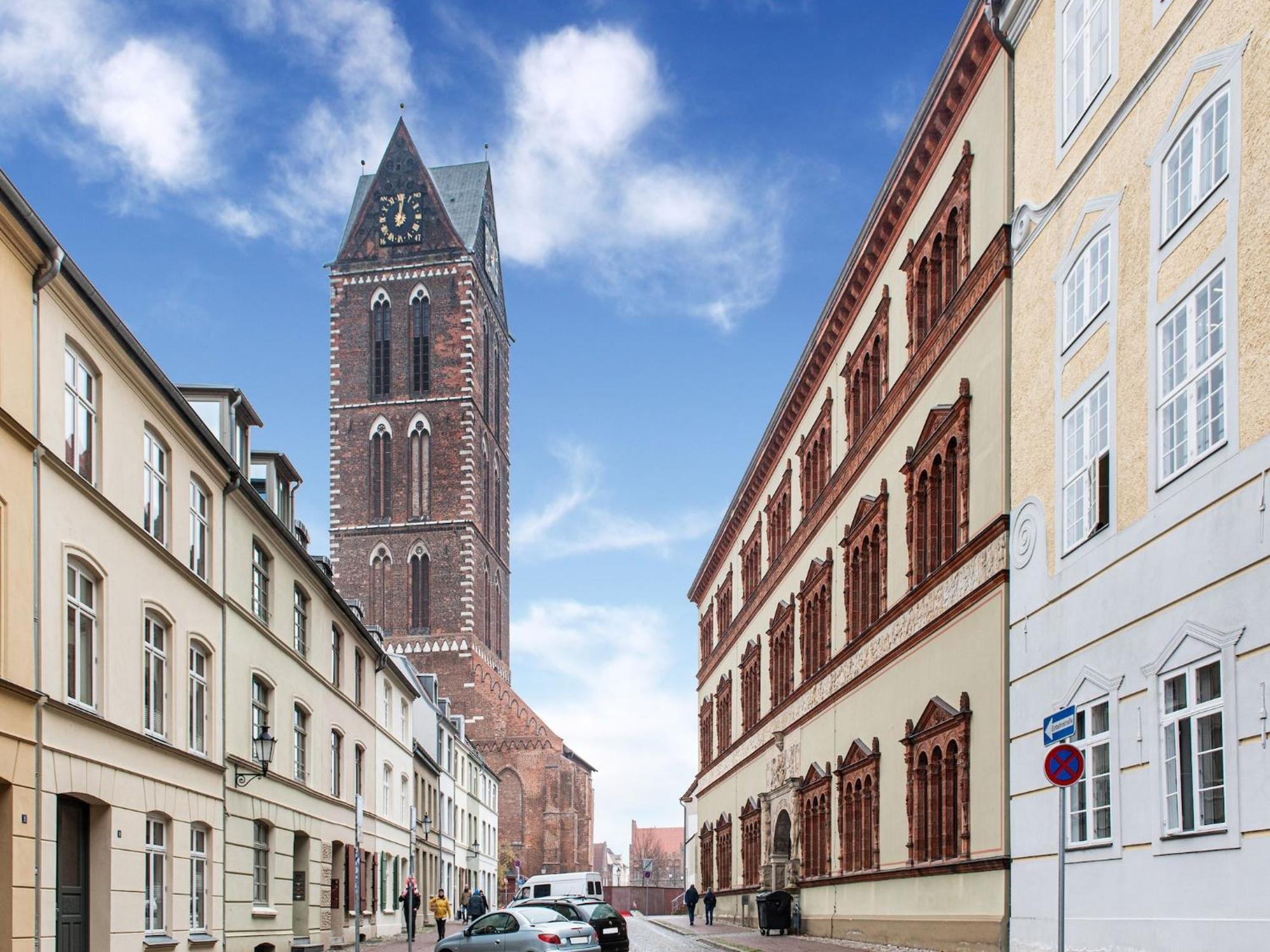 Comfortable Apartment In Wismar Mecklenburg With Fireplace Zewnętrze zdjęcie